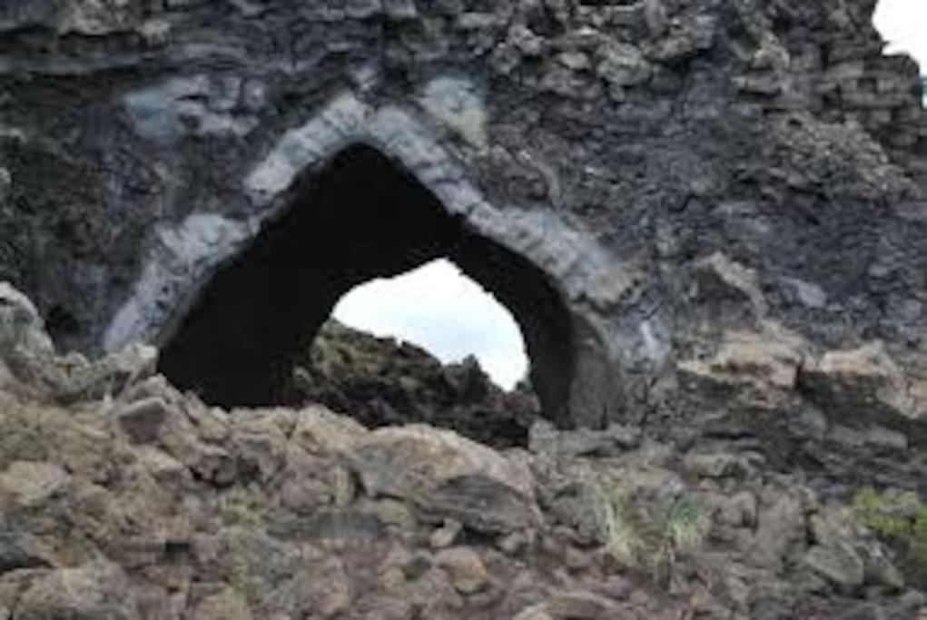 Cabin In The Lava. Near Husavik Skogar  Екстер'єр фото