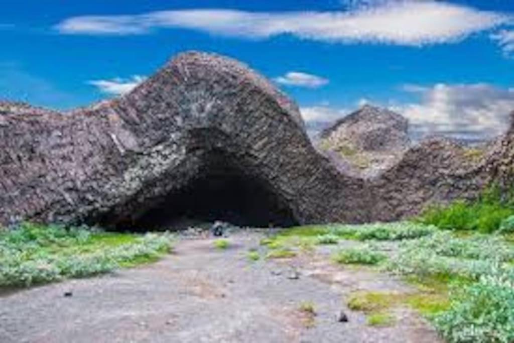 Cabin In The Lava. Near Husavik Skogar  Екстер'єр фото